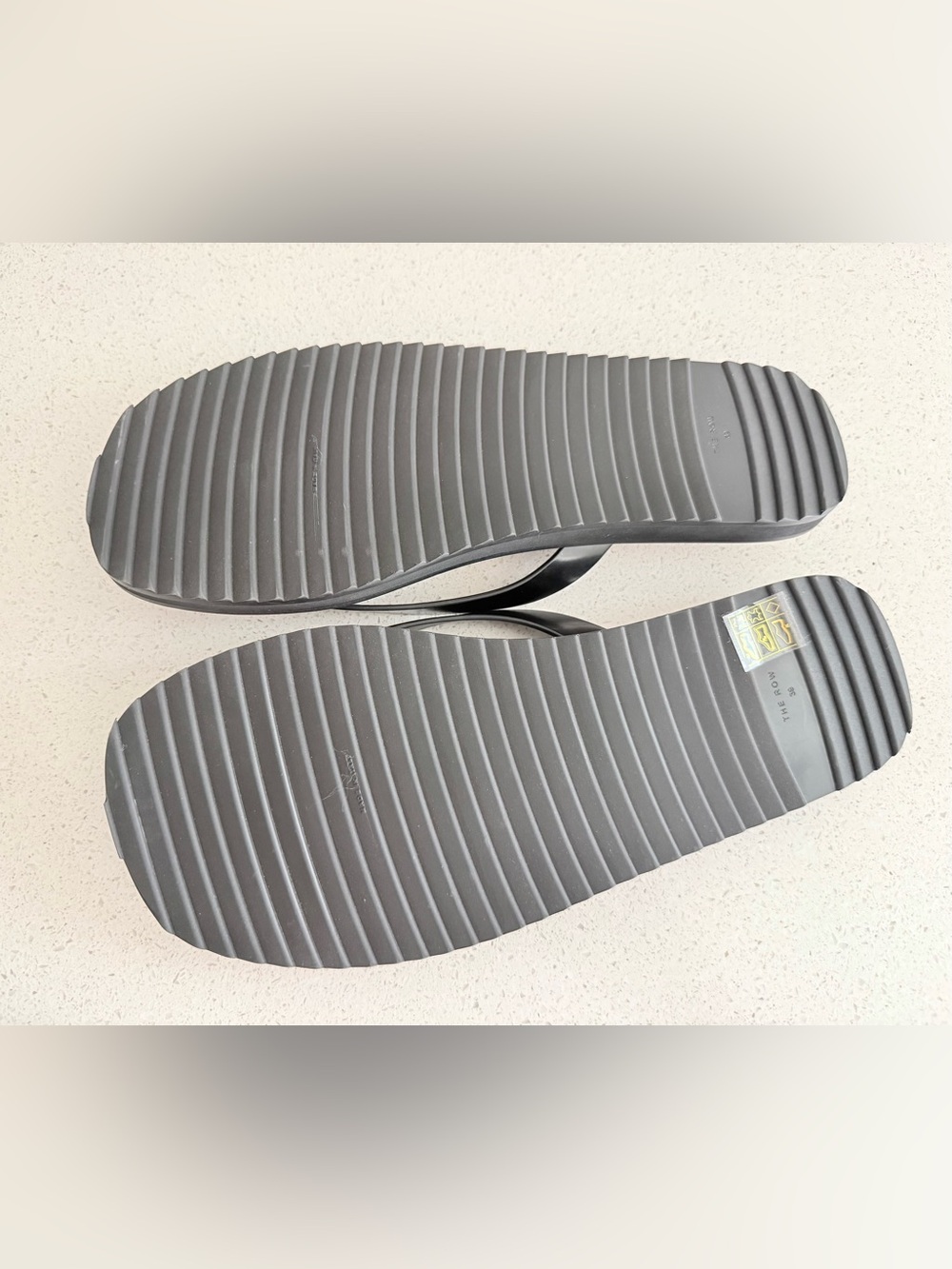 The Row City Flip Flop Black Size EU 39 US 9 - Picture 8 of 8